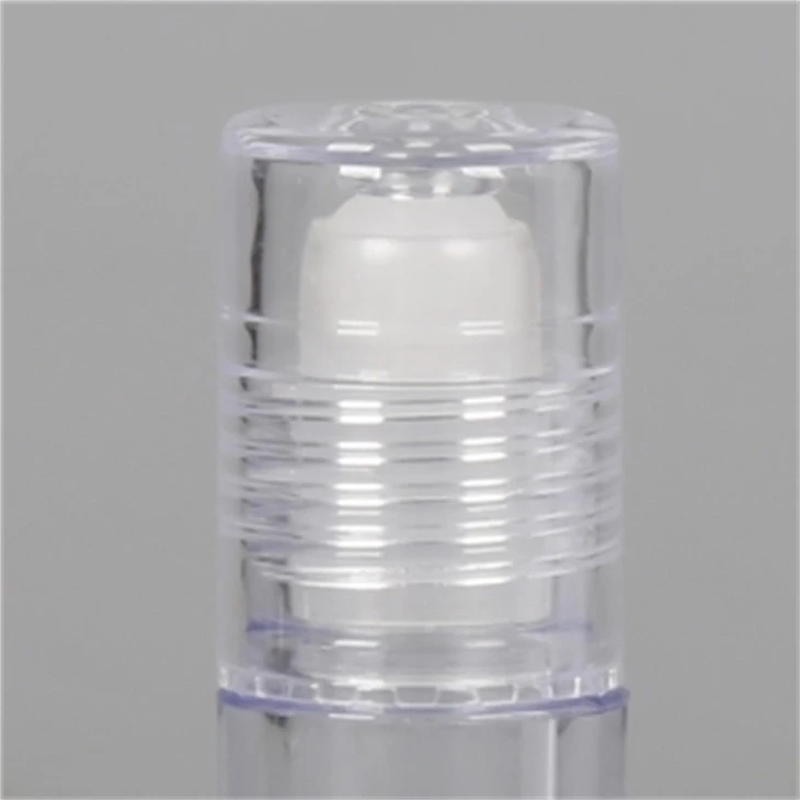 plastic tube on a roll